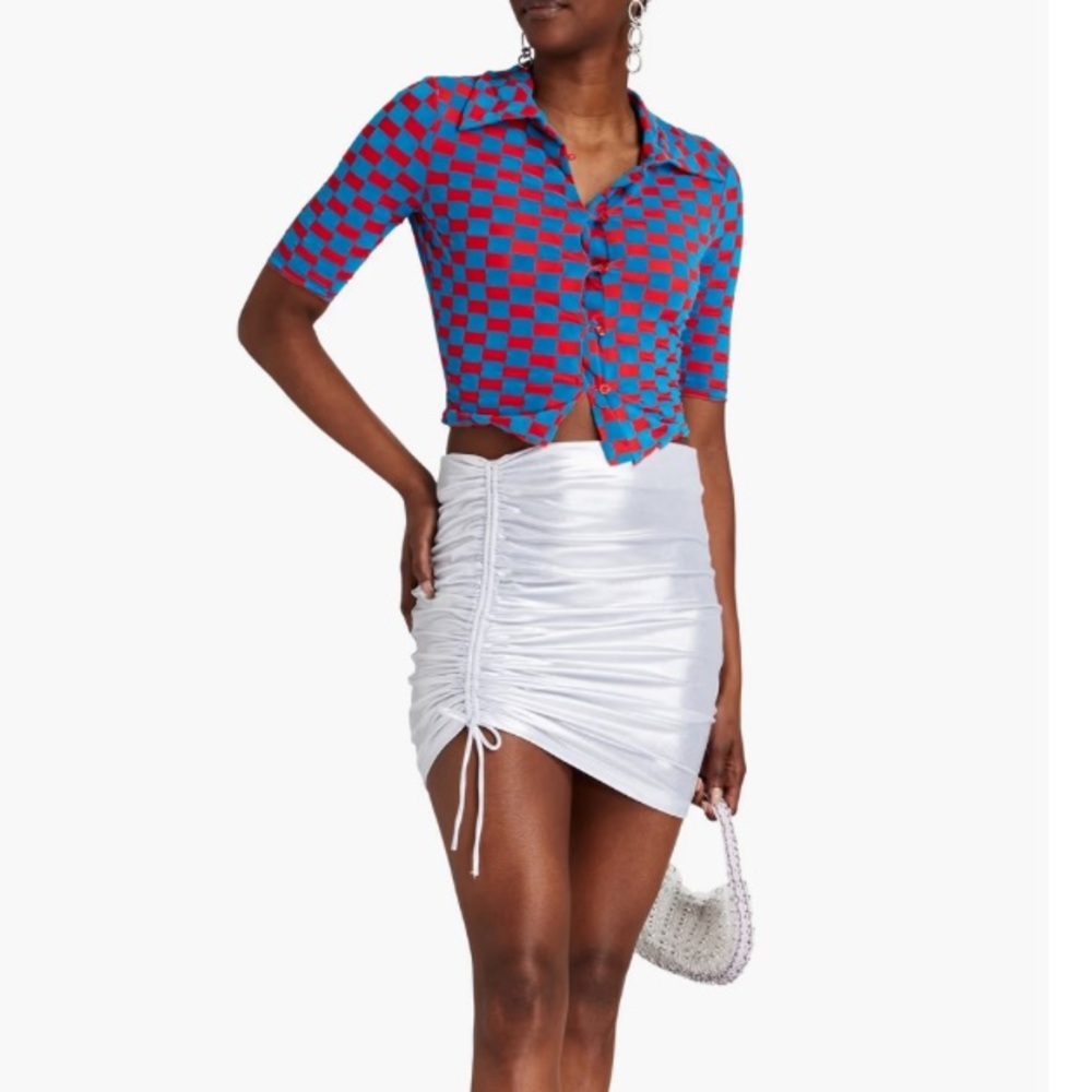 Silver Mini Skirt Rotate Birger Christensen
